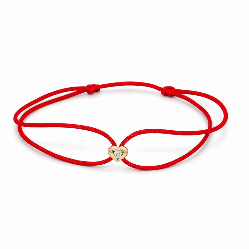 Heart Red Parachute Nesting Gem Bracelet – Octavia Elizabeth