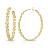 Bermuda Bloom Hoop Earrings