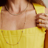 Blossom Tennis Necklace - Diamond