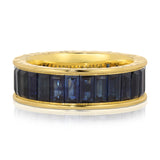 Men's Eternity Ring - Blue Sapphire