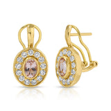 Blushing Earring - Morganite