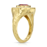 Blushing Ring - Pink Garnet