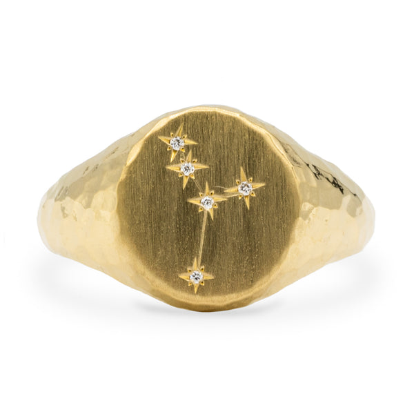 Celestial Signet Ring - Cancer