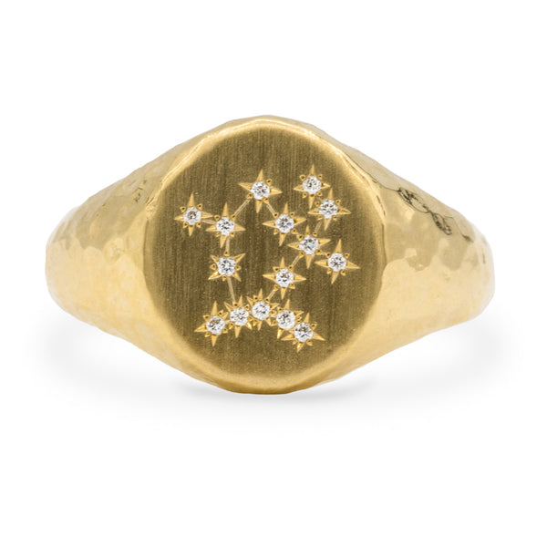 Celestial Signet Ring - Gemini