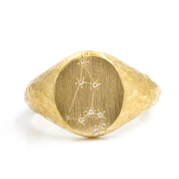 Celestial Signet Ring - Leo