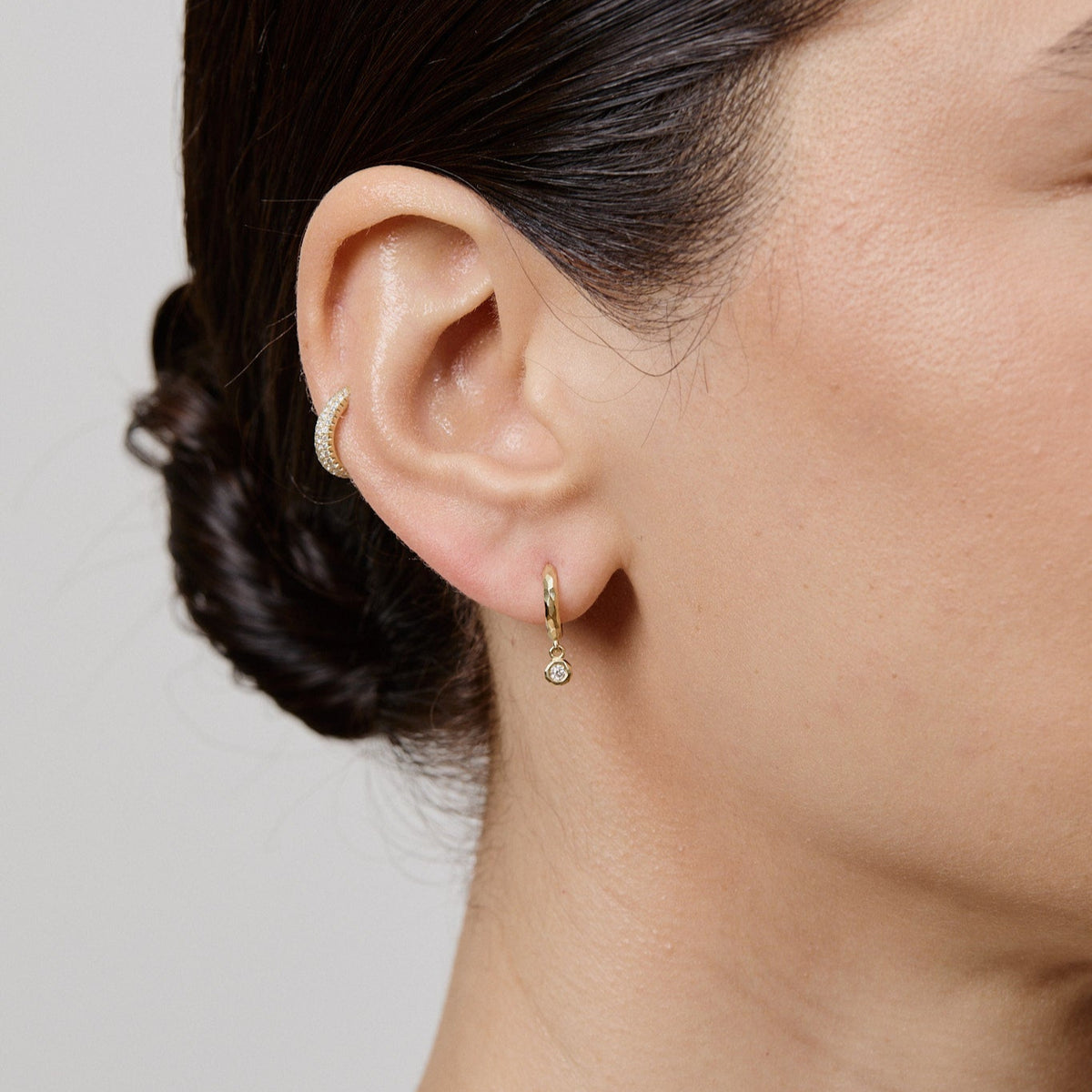 Nano Nesting Diamond Round Charmed Micro Gabby Hoops – Octavia 