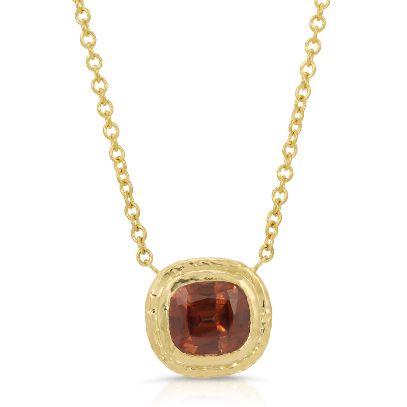  Brown Zircon Dark and Stormy Necklace