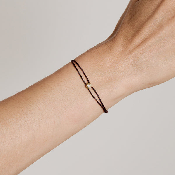 Brown Parachute Nesting Gem Bracelet