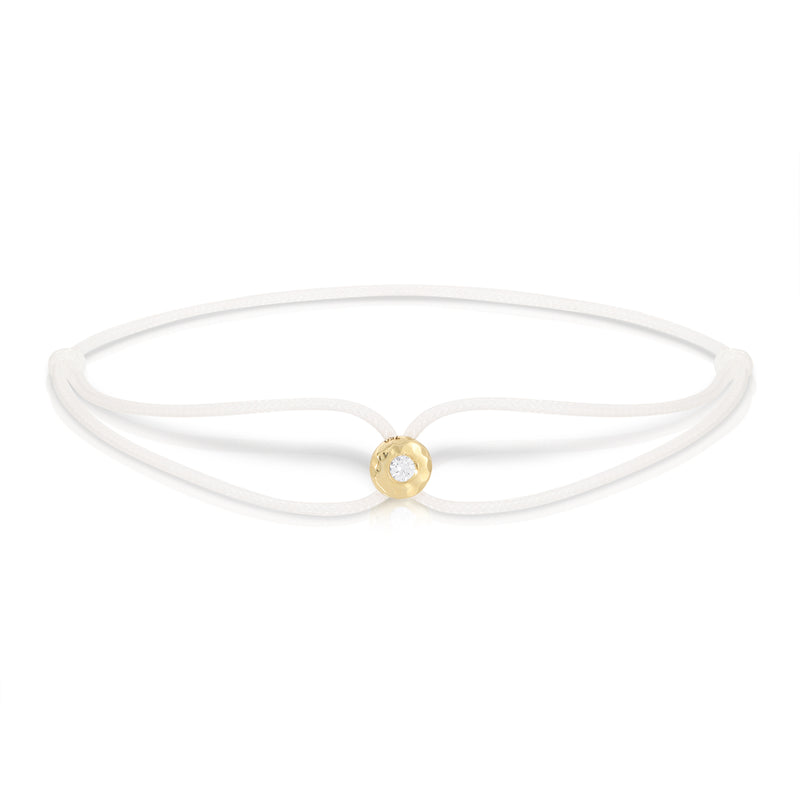 Parachute Nesting Gem Bracelet - White