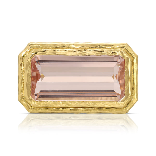 Morganite Elbow Beach Ring