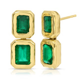 Emerald Drop Nesting Gem Stud