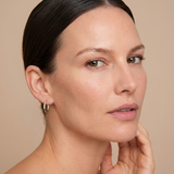 Gemmed Gabby Hoops - Diamond
