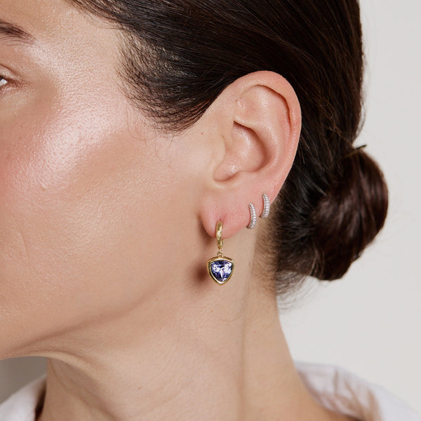 Trillions Tanzanite Hidden Gem Hoops