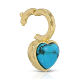Hidden Gem Pendant - Mini Heart Turquoise