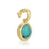 Hidden Gem Pendant - Oval Turquoise