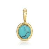 Hidden Gem Pendant - Oval Turquoise