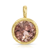 Hidden Gem Pendant - Round Pink Tourmaline