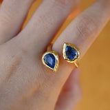 Moi & Toi Ring - Sapphire Pear - 3.43 Carats