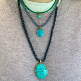 Medium Hidden Gem Turquoise Pendant