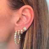 Double Orbit Studs - Diamond