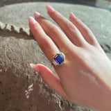 Tanzanite and Diamond Trio Ring - 4.75 Carats