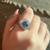 Blushing Ring - Tanzanite