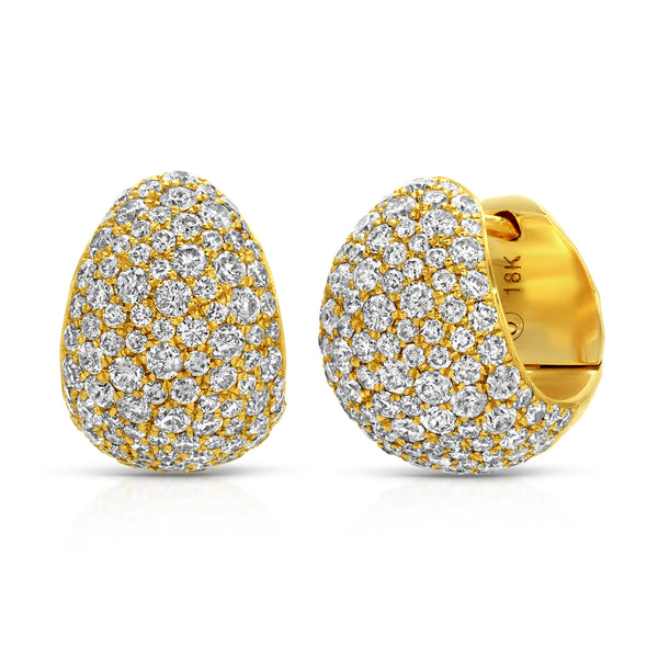 Micro Diamond Icon Poppy Hoops