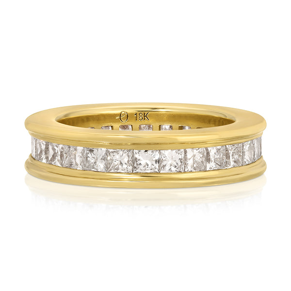 Ivy Eternity Band - Princess Cut Diamond