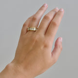 Emerald Cut Diamond Ivy Eternity Band