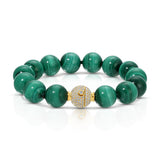 Malachite Orb Bracelet