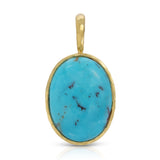 Medium Hidden Gem Turquoise Pendant