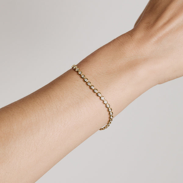 Diamond Micro Nesting Gem Tennis Bracelet