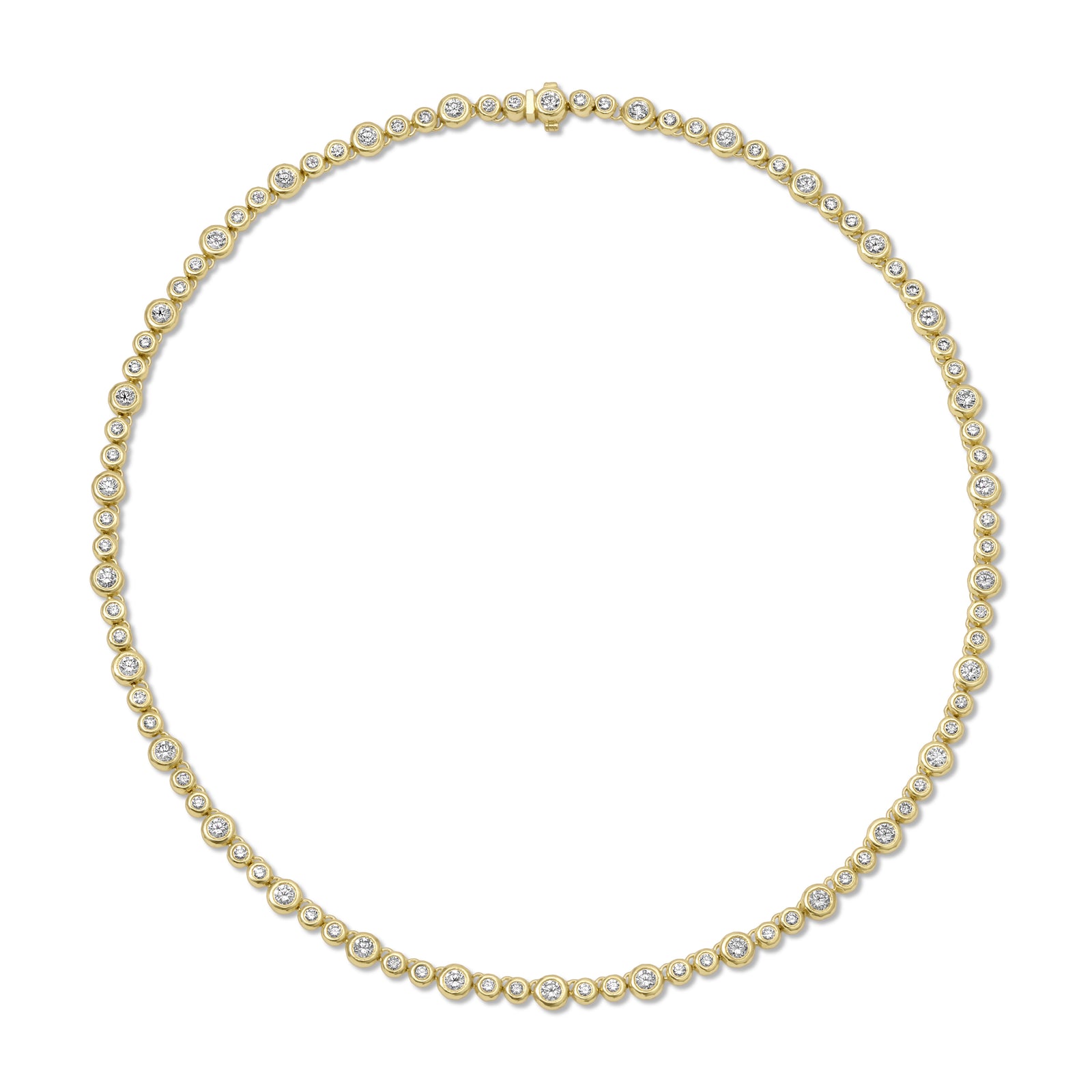 Micro Diamond Nesting Gem Tennis Necklace – Octavia Elizabeth