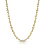 Micro Diamond Nesting Gem Tennis Necklace