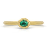 Nesting Gem Emerald Stack Ring
