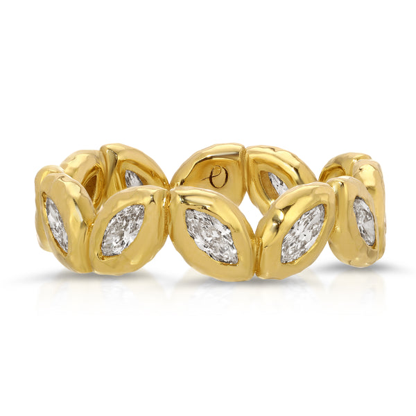 Nesting Gem Eternity Ring - Marquis - Diamond