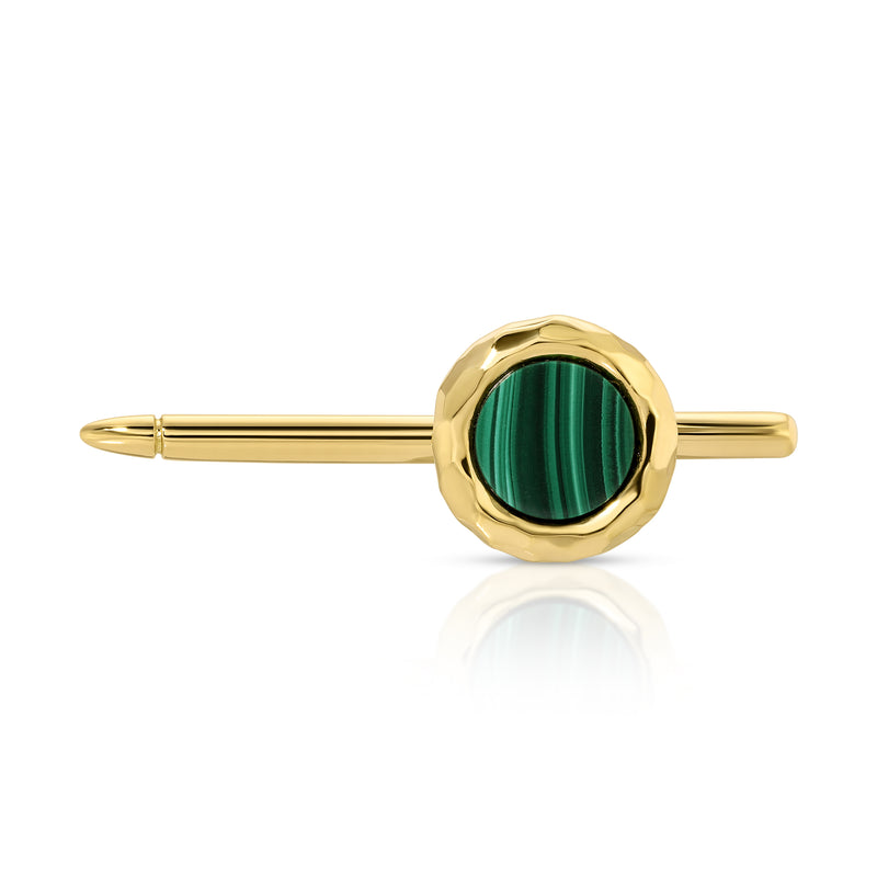 Malachite Set of Four Nesting Gem Stone Tux Studs