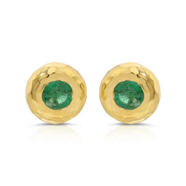 Nesting Gem Studs - Emerald