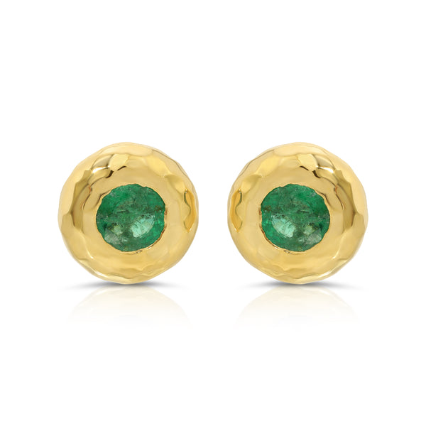 Nesting Gem Studs - Emerald