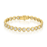 Jumbo Nesting Gem Tennis Bracelet - Diamond