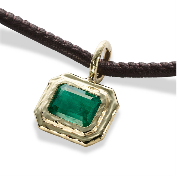 Leather and Gold Men's Cord Necklace – Octavia Elizabeth