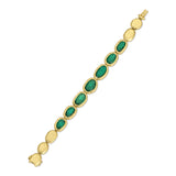 Organic Matter Emerald Tennis Bracelet