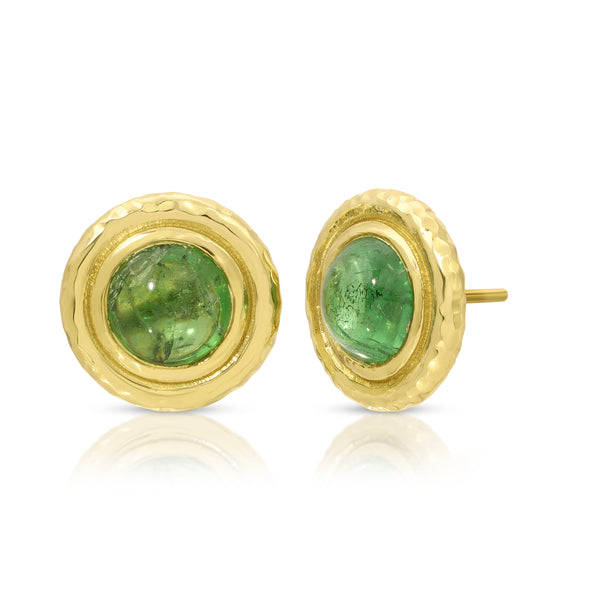 Palm Stud - Tsavorite