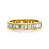 Ivy Eternity Band - Petite Emerald Cut Diamond