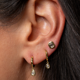 Emerald Cut Nesting Gem Studs