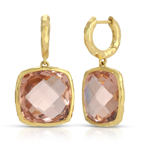 Sugar Loaf Morganite Serenity Hoops