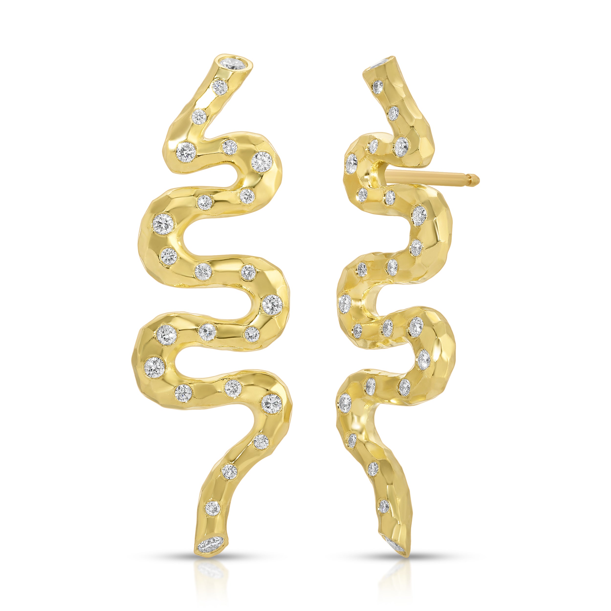 Bermuda Gray Moonstone Studs – Octavia Elizabeth