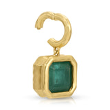 Hidden Gem Pendant - Asscher Cut Emerald 5.48