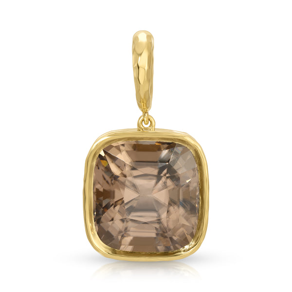 Hidden Gem Pendant - Champagne Zircon