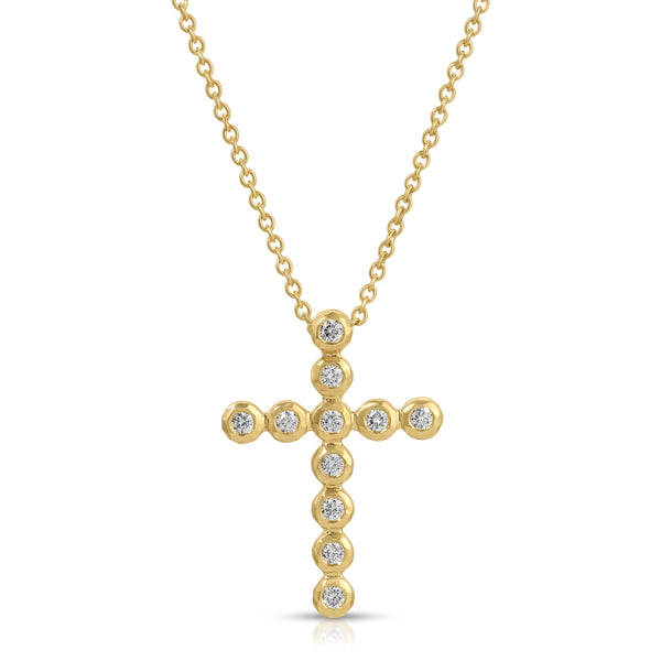 Large Nesting Gem Cross Necklace